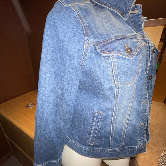 Style &Co. Denim Jean Jacket, xxl - Picture 3 of 6